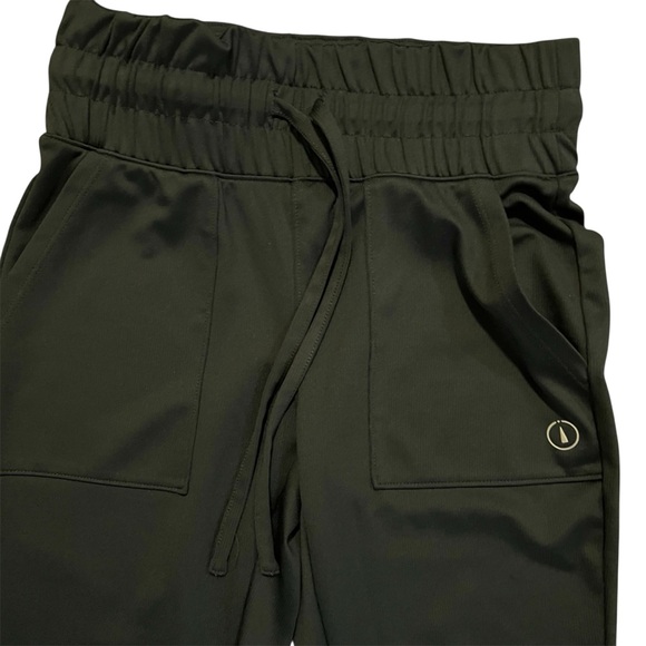 UpWest GO Basil Green Joggers Women’s XS Drawstring Waist Pockets Cuffed Ankles - Picture 3 of 6